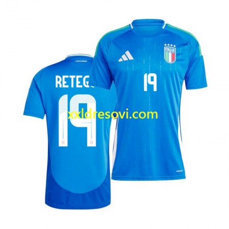 Italija Mateo Retegui 19 Domaći Nogometni Dres 2024